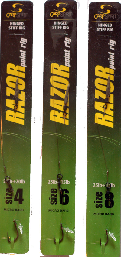 Carp Spirit Razor Points Hinged Stiff Rig - Carp Kit International