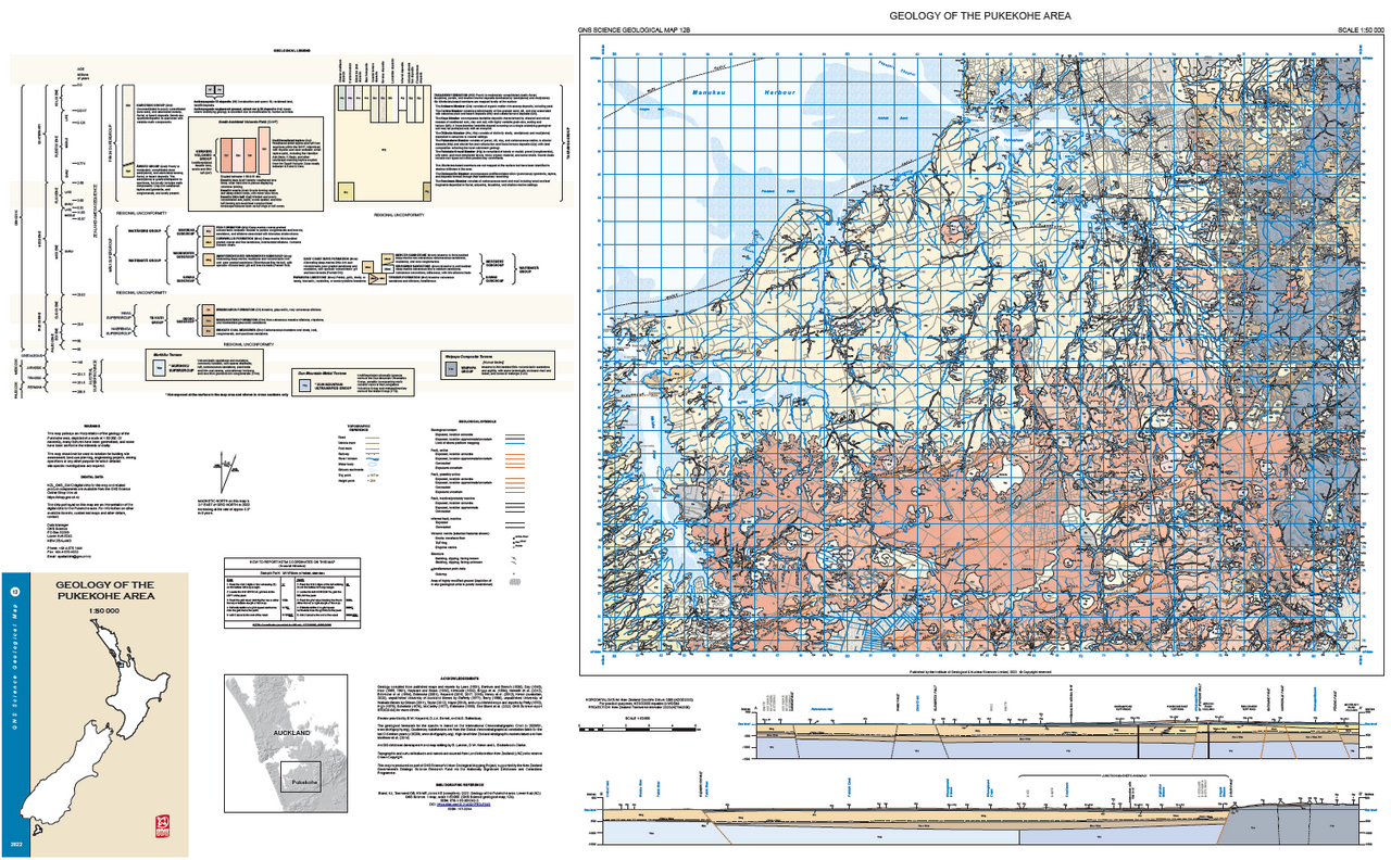 Pukekohe Geological Map