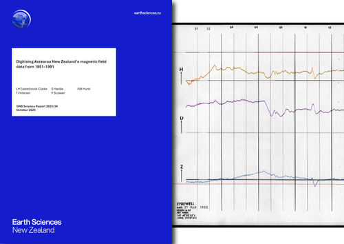 Digitising Aotearoa New Zealand’s magnetic field data from 1951–1991