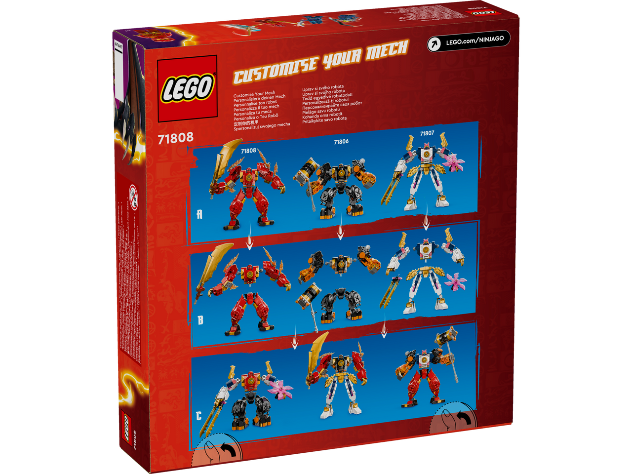 LEGO Ninjago 71808 Kai's Elemental Fire Mech - Toy Store