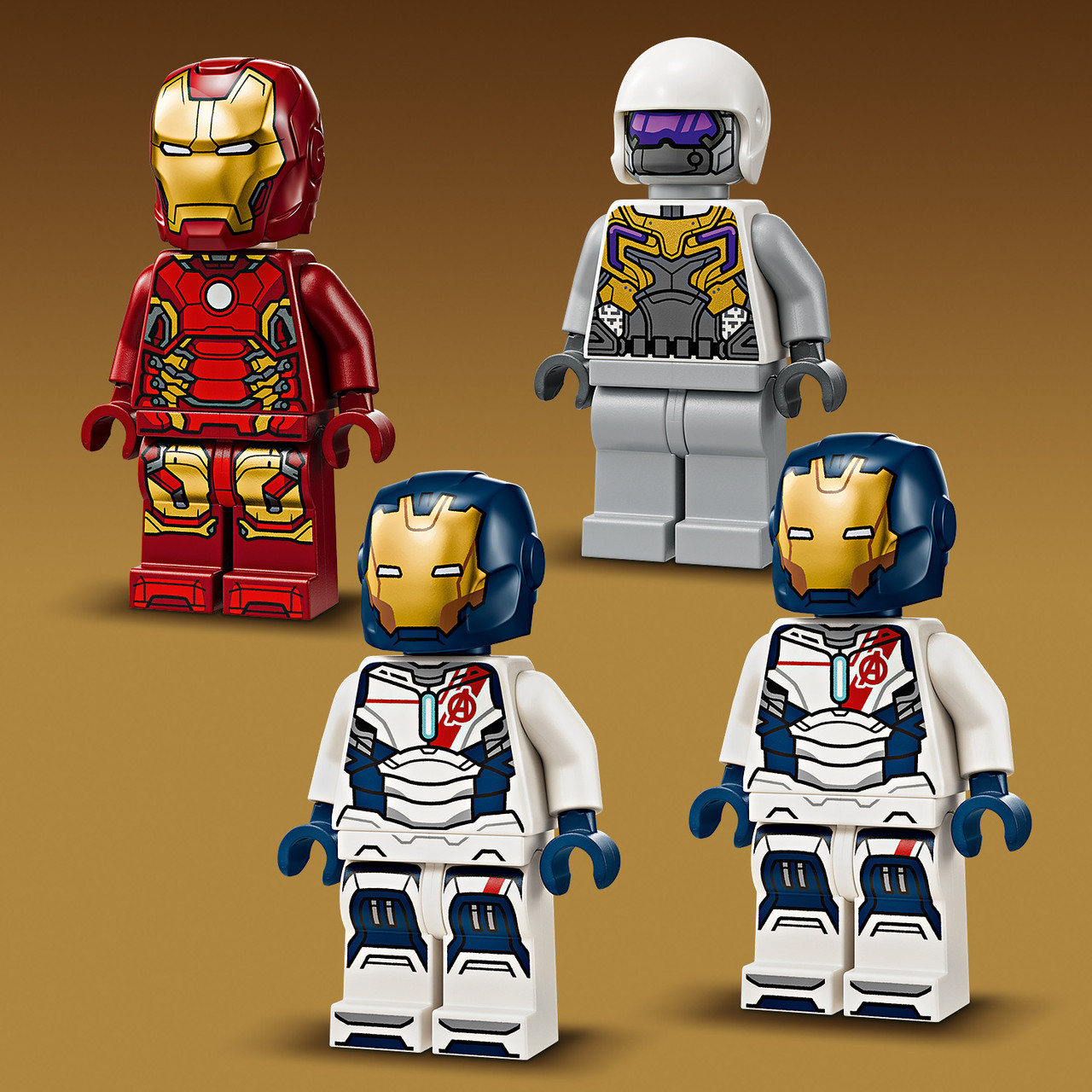 Figure Iron Man Lego Cuadro Tony Stark Lego Iron Man Cuadro Heroes - Main Image