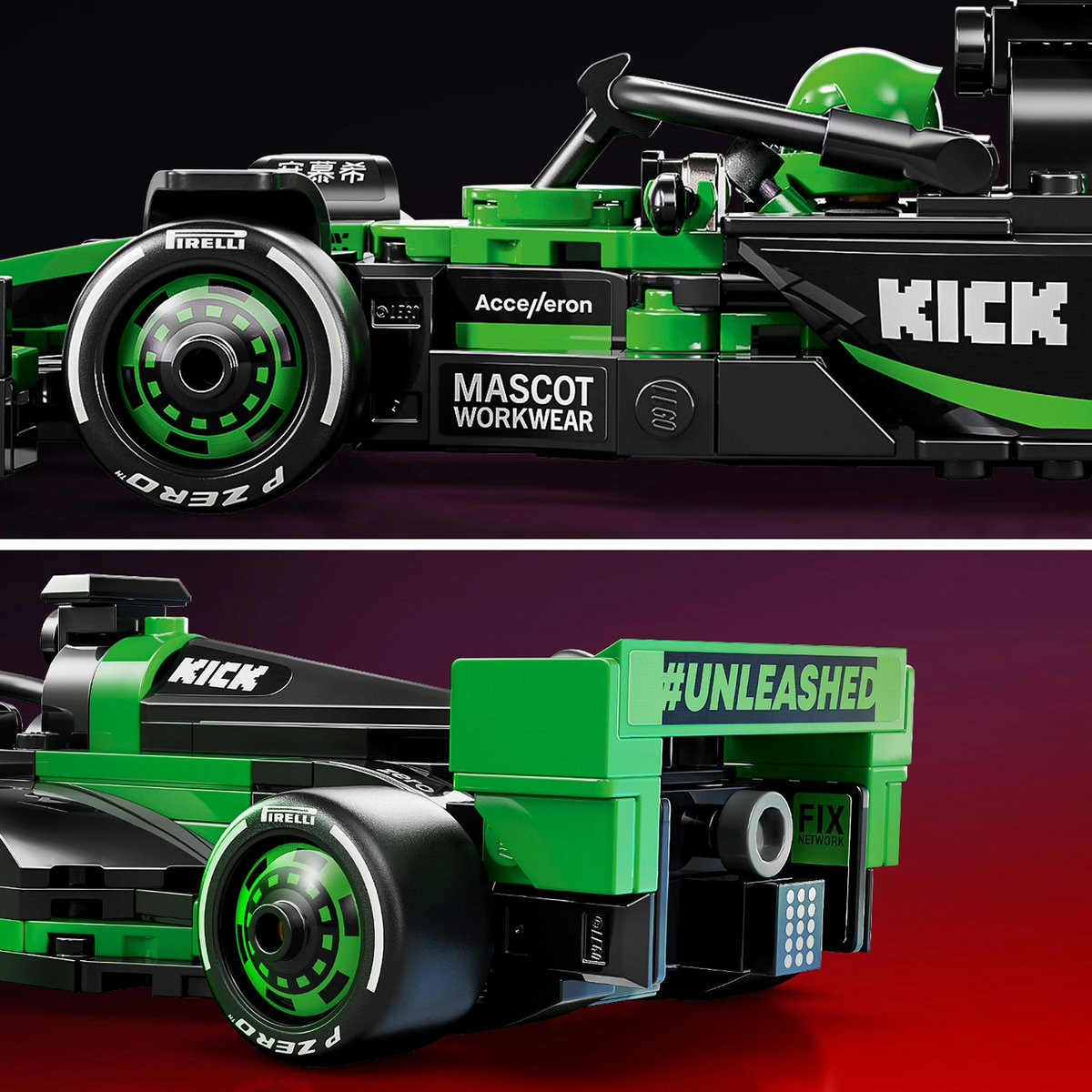 LEGO Speed Champions 77247 KICK Sauber F1 Team C44 Race Car Toy