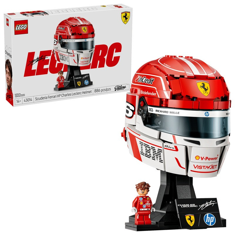 LEGO Special Edition 43014 Scuderia Ferrari HP Charles Leclerc Helmet lego-special-edition-43014-scuderia-ferrari-hp-charles-leclerc-helmet