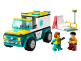 LEGO City 60403 Emergency Ambulance and Snowboarder