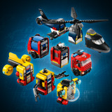 LEGO City 60462 Helicopter, Fire Truck & Submarine Remix