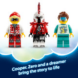 LEGO DREAMZzz 71497 Cooper's Tiger Mech & Zero's Hot Rod Car