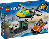 LEGO CITY 60505 Airplane, Service Truck & Hovercraft Rem