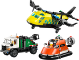 LEGO CITY 60505 Airplane, Service Truck & Hovercraft Rem