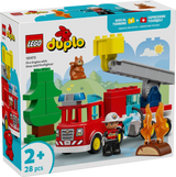 LEGO DUPLO10473  Fire Truck with Hose and Firefighter