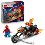 LEGO Marvel 76335 Spider-Man vs. Ghost Rider Motorcycle