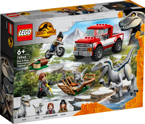 LEGO Jurassic World 76946 Blue & Beta Velociraptor Capture