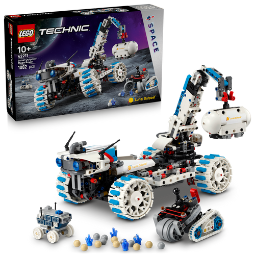 LEGO Technic 42211 Lunar Outpost Moon Rover Space Vehicle