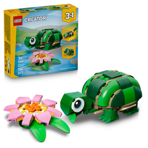 LEGO Creator 31377 Turtle with a Water Lily Flower
