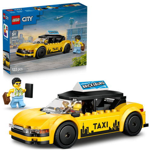 LEGO City 60487 Yellow Taxi