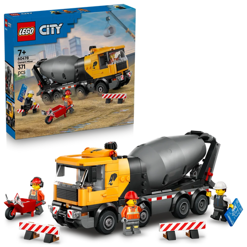 LEGO City 60478 Cement Mixer