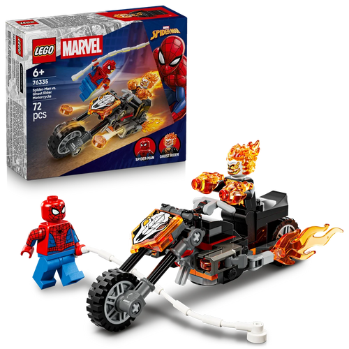 LEGO Marvel 76335 Spider-Man vs. Ghost Rider Motorcycle