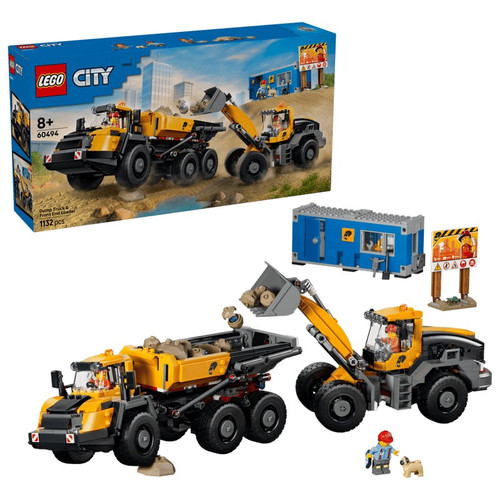 LEGO CITY 60494 Dump Truck & Front End Loader