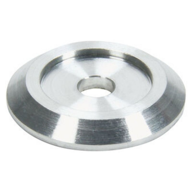 Body Bolt Washers, 1/4 in ID, 11/4 in OD, Aluminum, Clear Anodized