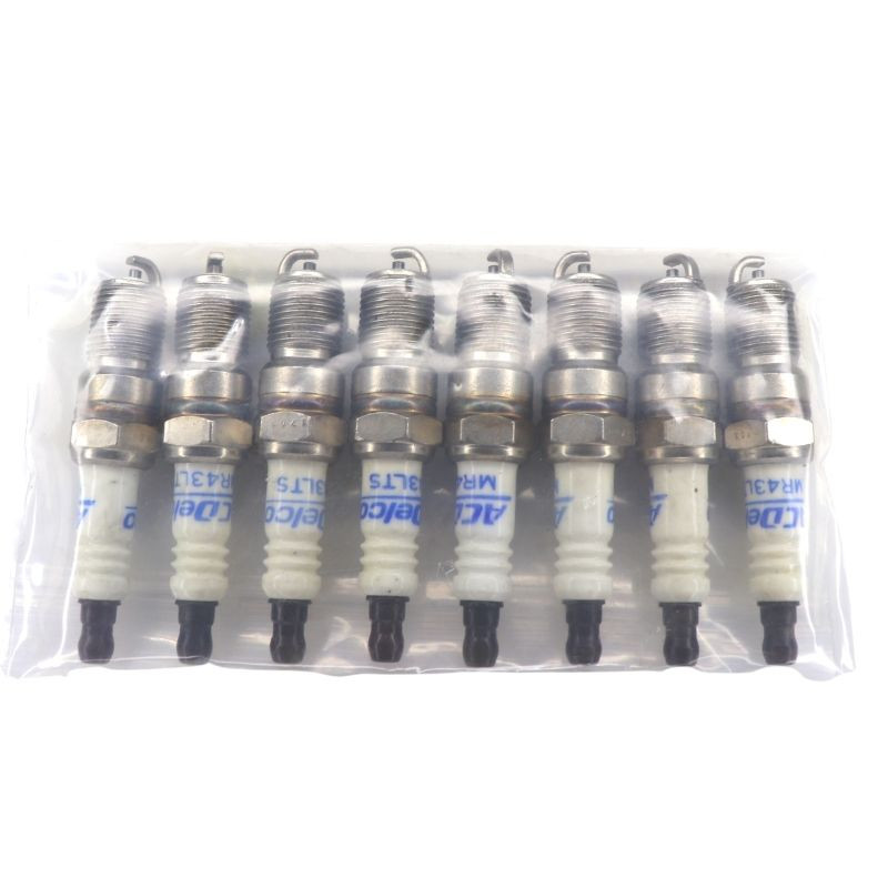 AC Delco Spark Plugs MR43LTS (Set of 8) Bulk Packaging