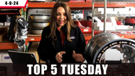 Top 5 Tuesday - April 9, 2024