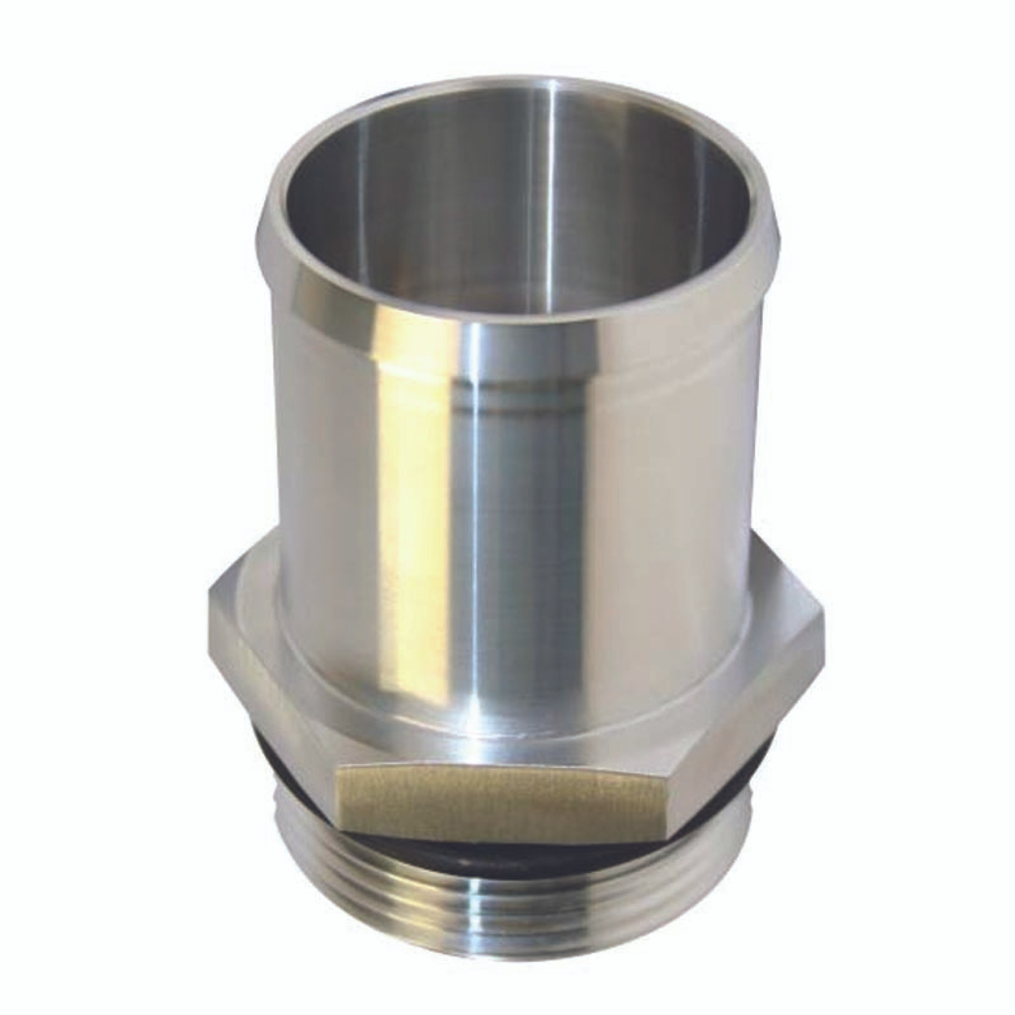 AFCO 80071 Radiator Inlet Adapter, 20 AN Port to 11/2 Inch