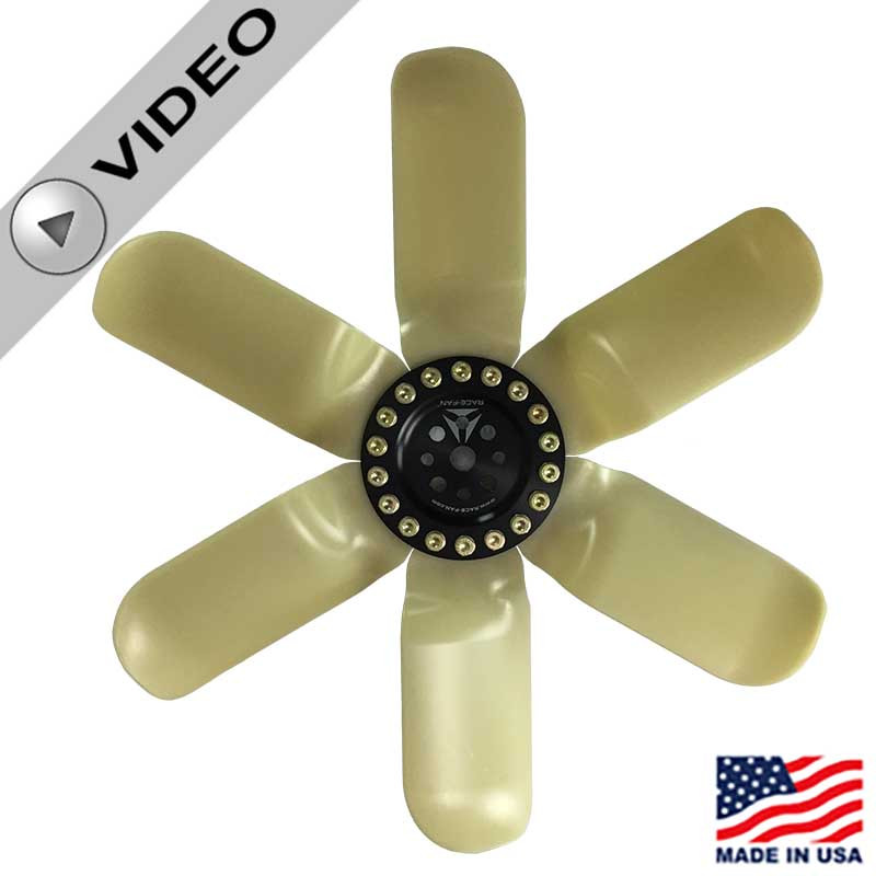 19 6 Blade Race Fan