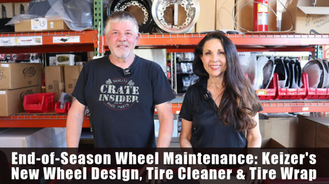 End-of-Season Wheel Maintenance: Keizer's New Wheel Design, Tire Cleaner & Tire Wrap
