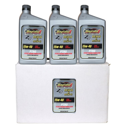 Daytona 1 PTRO Zinc Enhanced 15W-40 Break-In & Racing Oil Case
