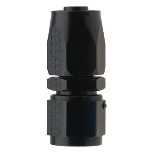 Fragola Fitting, Hose End, 3000 Series, Straight, 16 AN Hose to 16 AN Female, Swivel, Aluminum, Black Anodized (FRG-100116-BL)