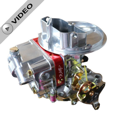 Willy's 500 CFM Gas Carb w/ Ext Adj Block