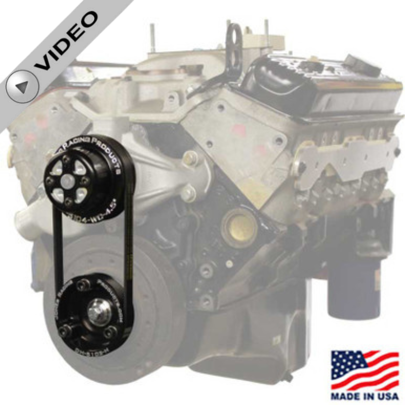 SBC Crate Serpentine Water Pump Belt Drive by Jones Racing Products