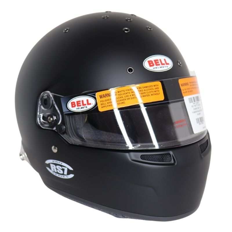 Bell Helmet RS7- Matte Black LTWT K2020 Size 58 SA2020/FIA8859 