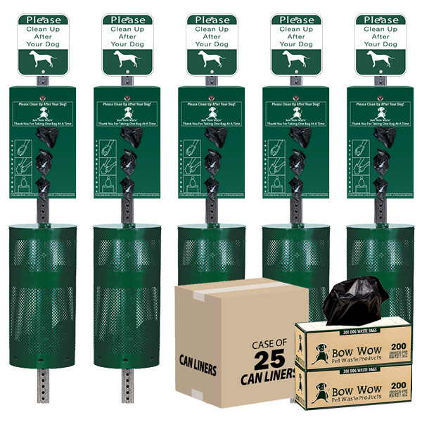 Premier Dog Waste Grade Doggie Waste Station