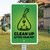 Clean Up After Your Pet - 12x18 Aluminum Sign