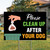Please Clean Up After Your Dog - 12" x 18" Coroplast Sign