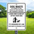 Custom Dog Sign: Children 12"x 18" Aluminum Sign