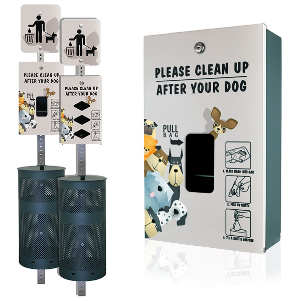 "Peek a Pup" Dispense-Art™ Designer Dog Station