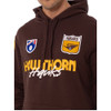 Hawthorn Mens Throwback Logo Hoodie