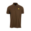 Hawthorn Essential Logo Cotton Pique Emb Polo Brown
