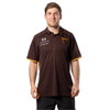 Hawthorn 2026 UA Mens Media Polo Brown