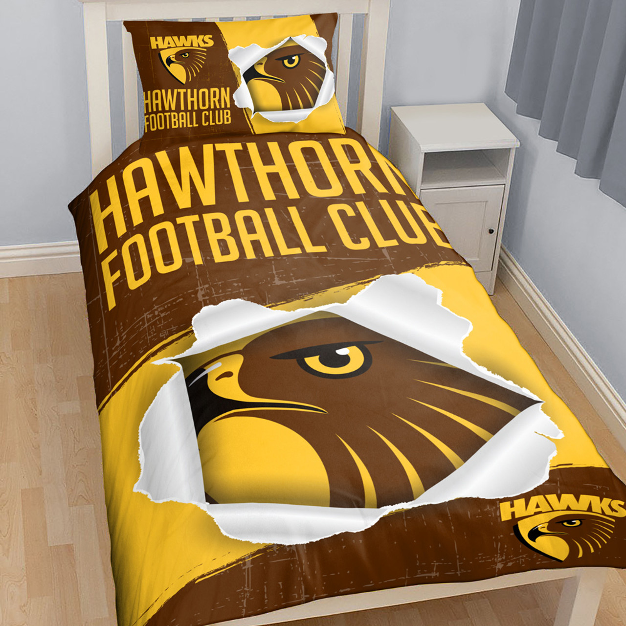 hawks doona cover