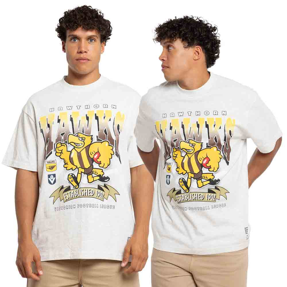 Hawthorn Mitchell Ness Character Tee HawksNest Official