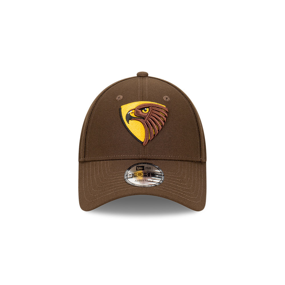 Hawthorn New Era 9Forty Core Snapback Brown - HawksNest Official