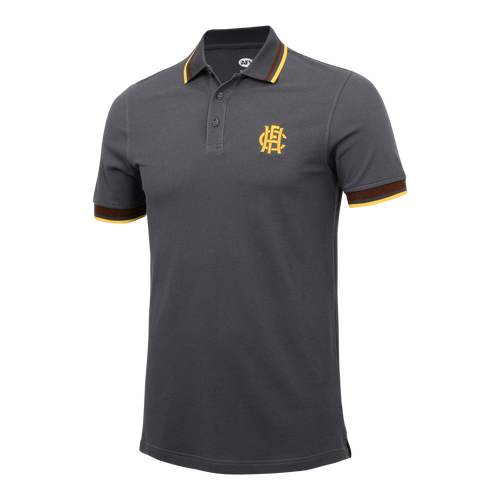 Hawthorn Mens Pique Gold Polo