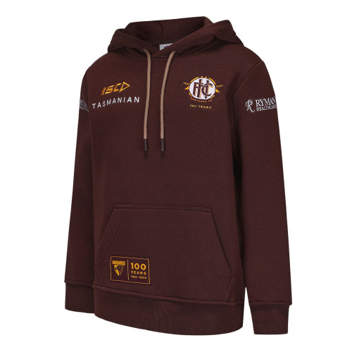 Hawthorn 2025 ISC 100 Year Kids Fleece Hood