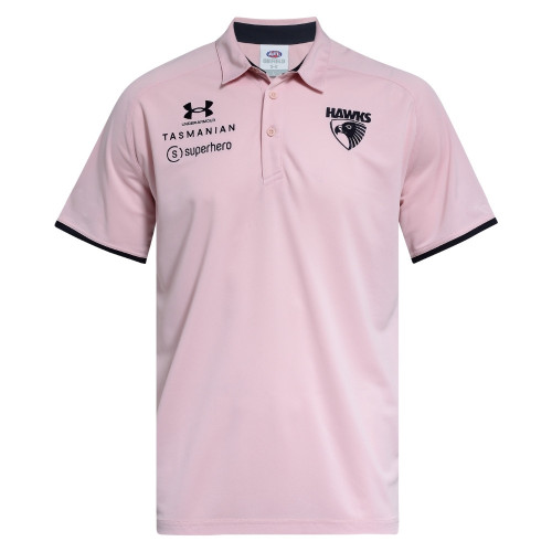 Hawthorn 2026 UA Mens Dusky Polo