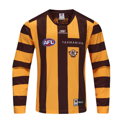 【海外Ｌサイズ】AFL ホーソーン・ホークス 2025 アウェイガーンジー HAWTHORN HAWKS 2025 AFL HOME GUERNSEY – My Team Shop