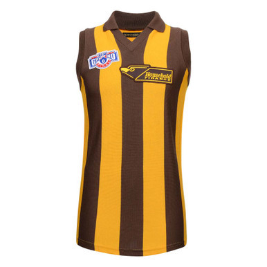 Hawthorn Fibre of Footy Wool SS Guernsey - GF 91