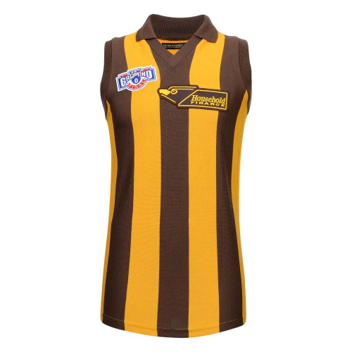 Hawthorn Fibre of Footy Wool SS Guernsey - GF 91
