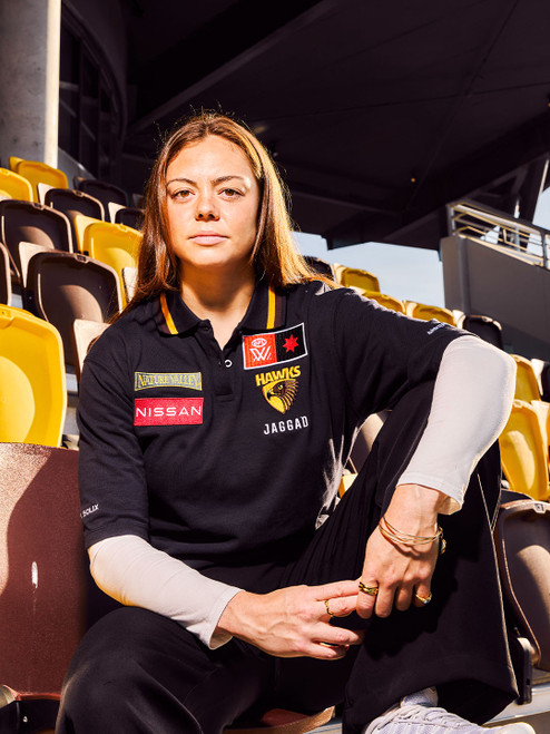 Hawthorn x Jaggad AFLW 2026 Media Polo Tee